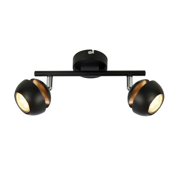Listwa sufitowa Boni czarna 2x3w - Candellux