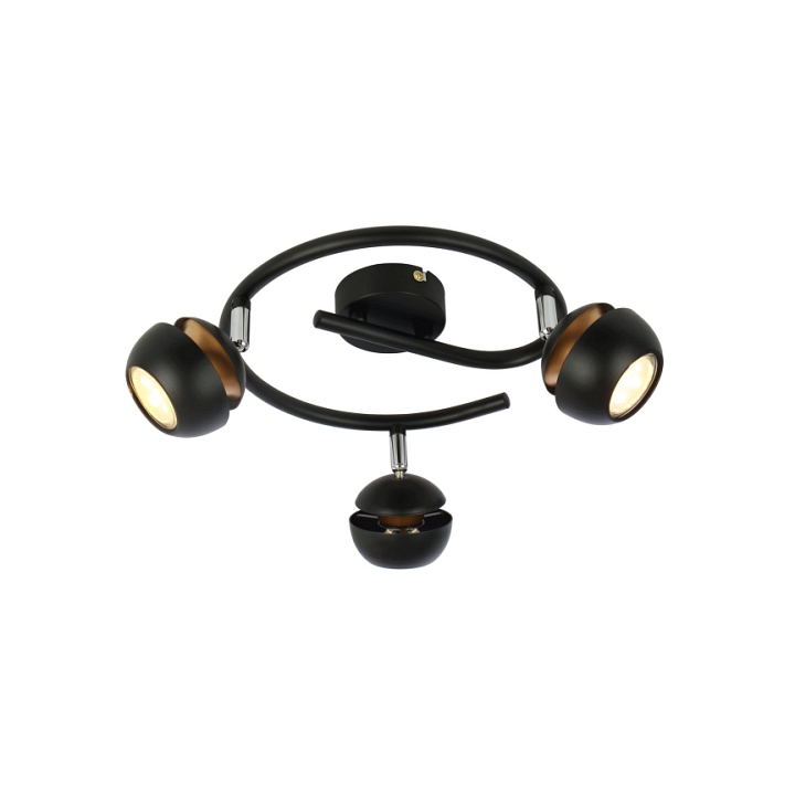 Lampa sufitowa Boni czarna 3x3w - Candellux