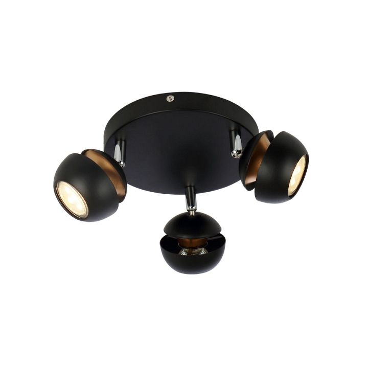 Plafon Boni czarny 3x3w - Candellux