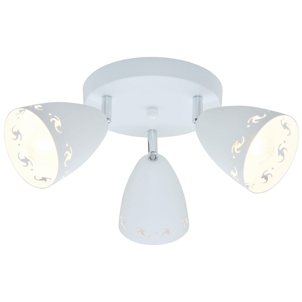 Coty Lampa Sufitowa Plafon 3X40W E14 Biały Mat Candellux