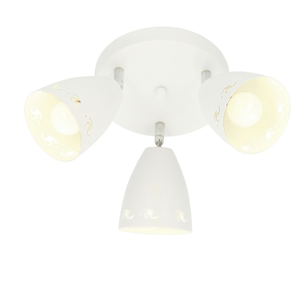 Coty Lampa Sufitowa Plafon 3X40W E14 Biały Mat Candellux