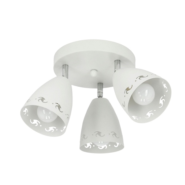 Coty Lampa Sufitowa Plafon 3X40W E14 Biały Mat Candellux