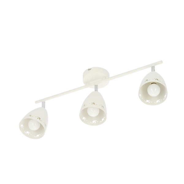 Coty Lampa Sufitowa Listwa 3X40W E14 Biały Mat Candellux