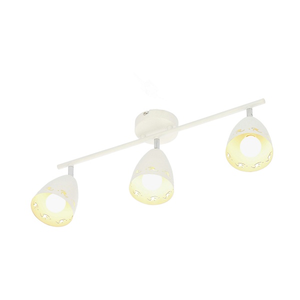 Coty Lampa Sufitowa Listwa 3X40W E14 Biały Mat Candellux