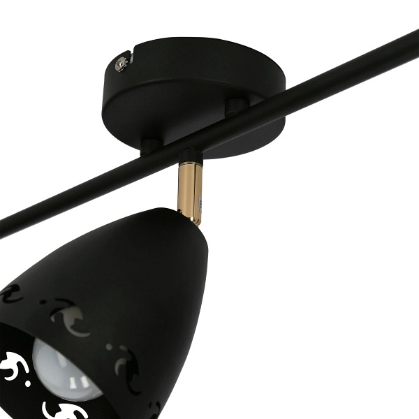 Coty Lampa Sufitowa Listwa 3X40W E14 Czarny Candellux