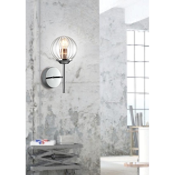 Best Lampa Kinkiet 1X40W E14 Chrom+Miedź Candellux