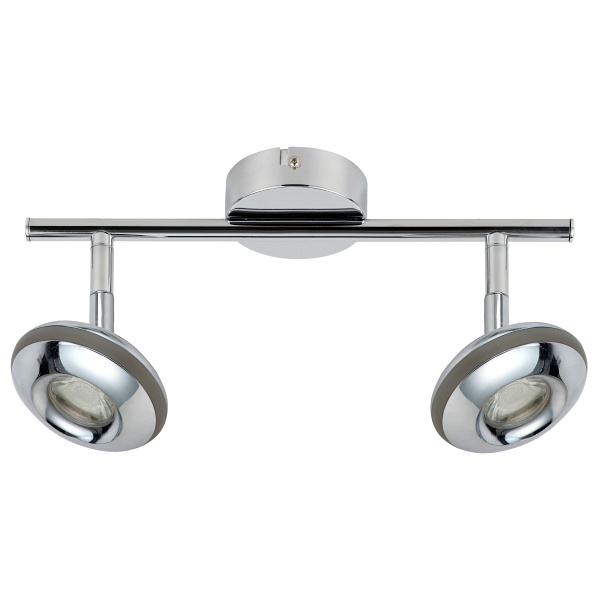 Skipper Lampa Sufitowa Listwa 2X6W Led Cob Główka Okrągła 1E Z Przegubem Kd System Chrom Candellux