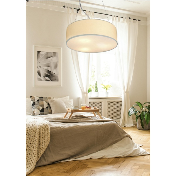 Kioto Lampa Wisząca 40 3X40W E27 Kremowy Candellux