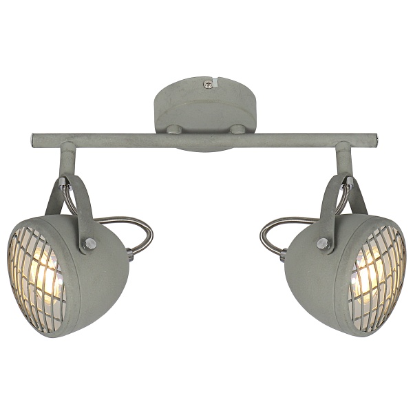 Pent Lampa Sufitowa Listwa 2X50W Gu10 Betonowy Szary Candellux