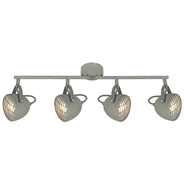 Pent Lampa Sufitowa Listwa 4X50W Gu10 Betonowy Szary Candellux