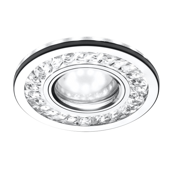 Sk-92 Ch/Tr Gu10 50W+Led Smd 3W 230V Chrom Oczko Sufitowe Lampa Sufitowa Candellux