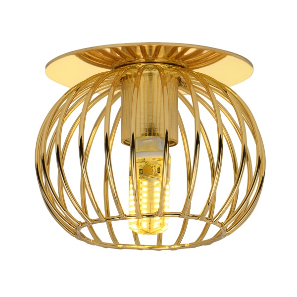 Sk-93 G G9 40W 230V Złoty Oczko Sufitowe Lampa Sufitowa. Candellux