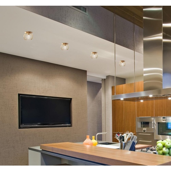 Sk-93 G G9 40W 230V Złoty Oczko Sufitowe Lampa Sufitowa. Candellux