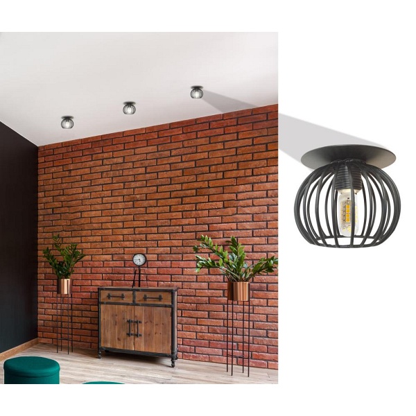 Sk-93 Bk G9 40W 230V Czarny Oczko Sufitowe Lampa Sufitowa Candellux