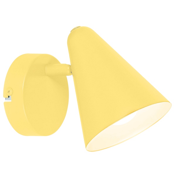 Amor Lampa Kinkiet 1X40W E14 Bananowy Candellux