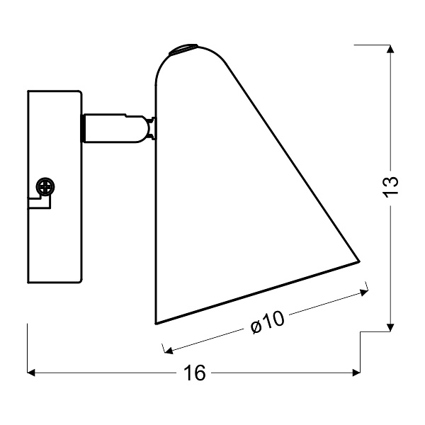 Amor Lampa Kinkiet 1X40W E14 Jasny Róż Candellux