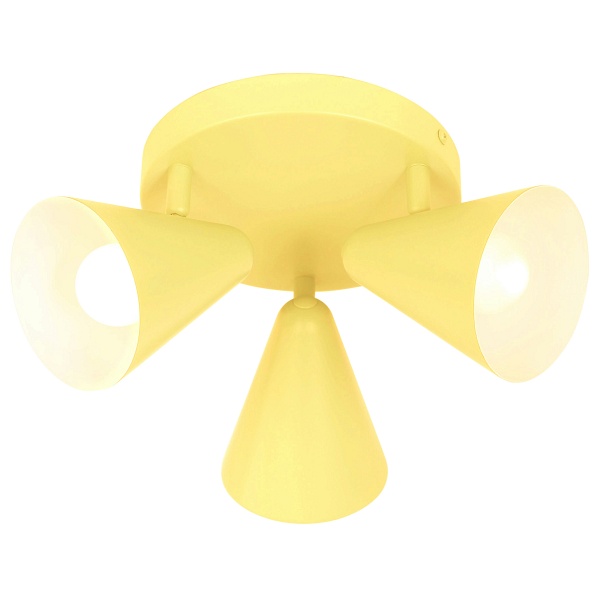 Amor Lampa Sufitowa Plafon 3X40W E14 Bananowy Candellux