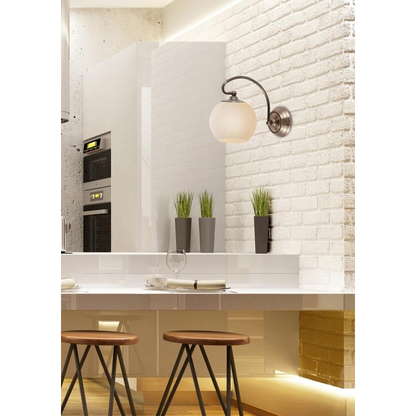 Orbit Lampa Kinkiet 1X60W E27 Patynowa Miedź Candellux