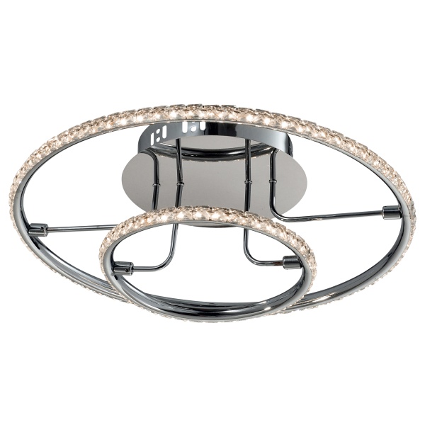 Adel Lampa Sufitowa Plafon 40 36W Led Chrom 3000K Candellux