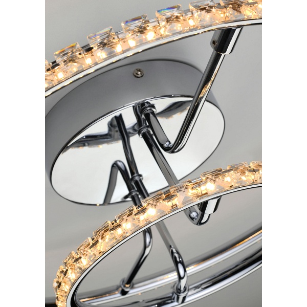 Adel Lampa Sufitowa Plafon 40 36W Led Chrom 3000K Candellux