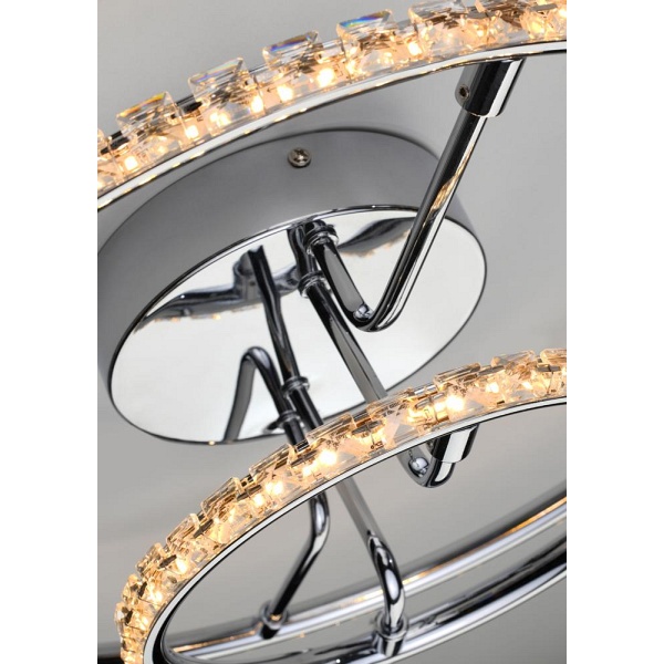 Adel Lampa Sufitowa Plafon 40 36W Led Chrom 3000K Candellux