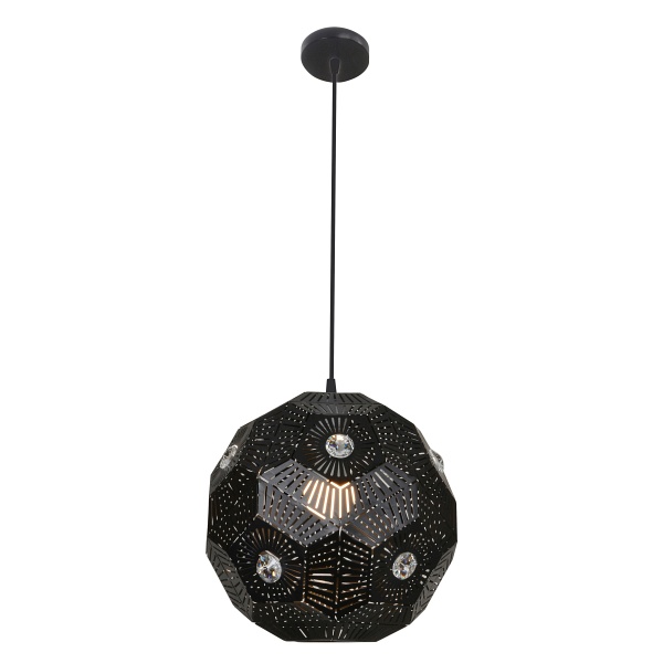 Euphoria Lampa Wisząca 30 1X40W E27 Czarny Candellux