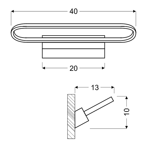 Cover Lampa Kinkiet 15W Led 4000K Biały Candellux