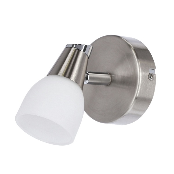 Selia Lampa Kinkiet 1X40W G9 Nikiel Mat/Chrom Biały (Bż) Candellux
