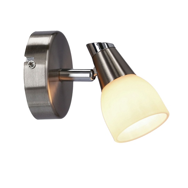 Selia Lampa Kinkiet 1X40W G9 Nikiel Mat/Chrom Biały (Bż) Candellux