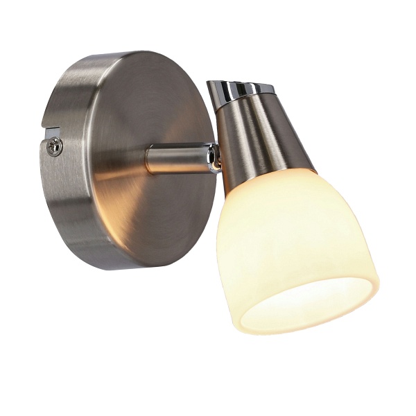 Selia Lampa Kinkiet 1X40W G9 Nikiel Mat/Chrom Biały (Bż) Candellux