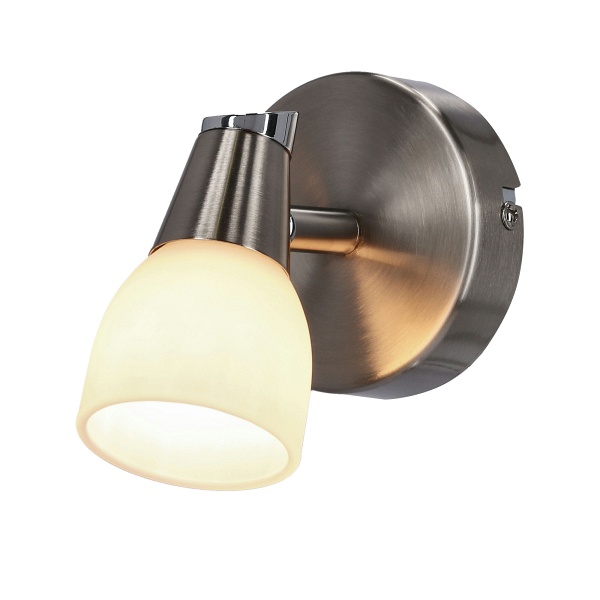 Selia Lampa Kinkiet 1X40W G9 Nikiel Mat/Chrom Biały (Bż) Candellux