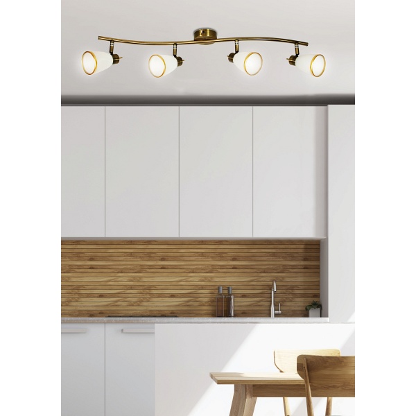 Regent Listwa 4X40W G9 Patyna (Bż) Candellux