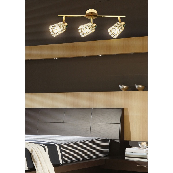 York Lampa Sufitowa Listwa 3X40W G9 Mosiądz (Bż) Candellux