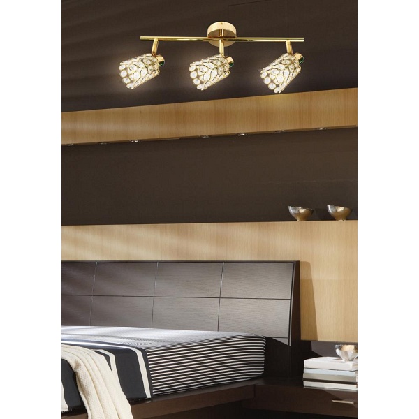 York Lampa Sufitowa Listwa 3X40W G9 Mosiądz (Bż) Candellux