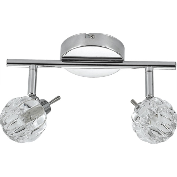 Bombola Lampa Sufitowa Listwa 2X40W G9 Chrom Bez Żarówek Candellux