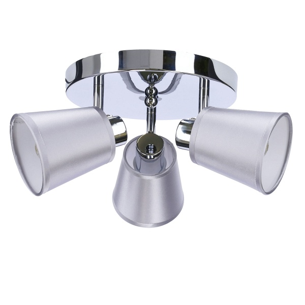 Pin Lampa Sufitowa Plafon 3X40W E14 Chrom Candellux