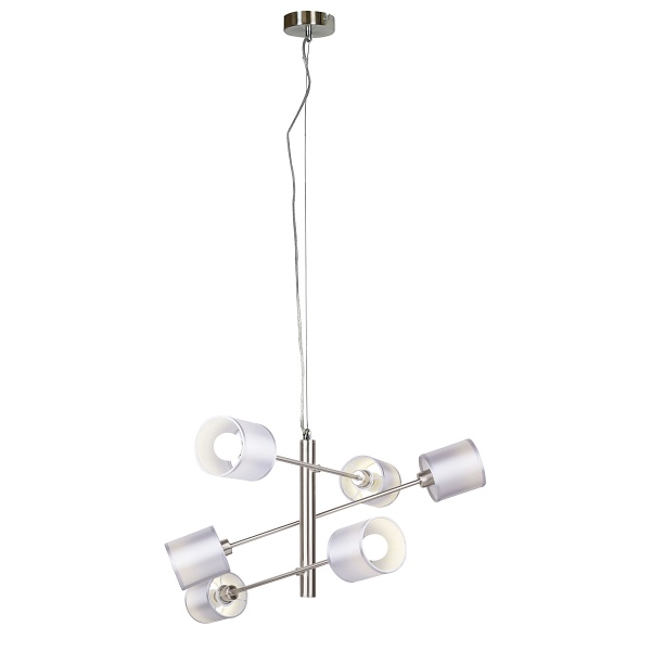 Sax Lampa Wisząca Linka 6X40W E14 Satyna Candellux