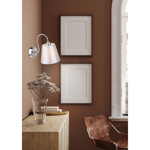 Luk Lampa Kinkiet 1X40W E14 Chrom Candellux