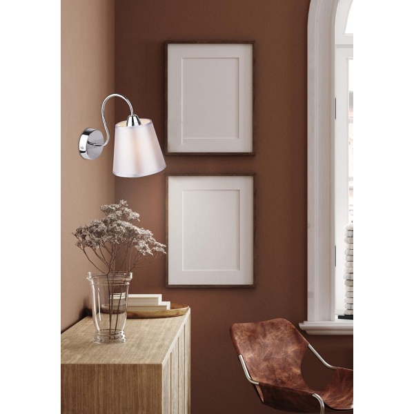 Luk Lampa Kinkiet 1X40W E14 Chrom Candellux