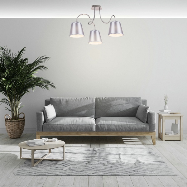 Luk Lampa Wisząca 3X40W E14 Chrom Candellux