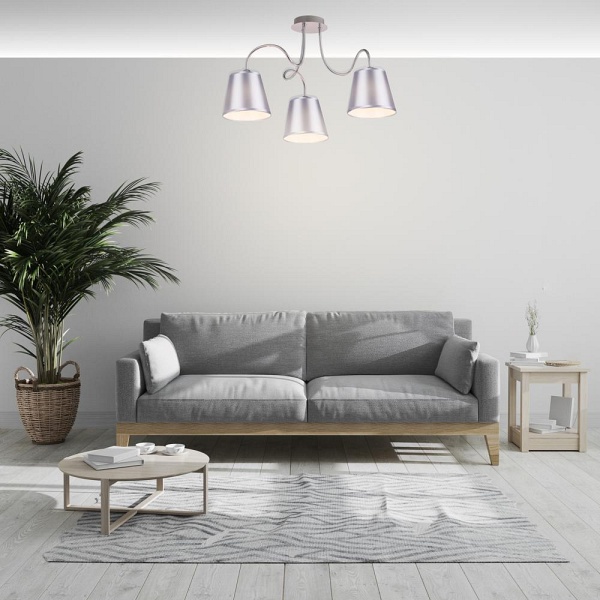 Luk Lampa Wisząca 3X40W E14 Chrom Candellux