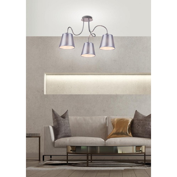 Luk Lampa Wisząca 3X40W E14 Chrom Candellux