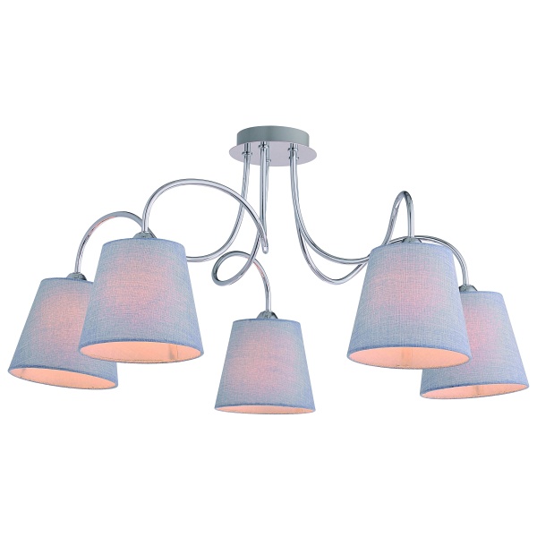 Luk Lampa Wisząca 5X40W E14 Chrom Candellux