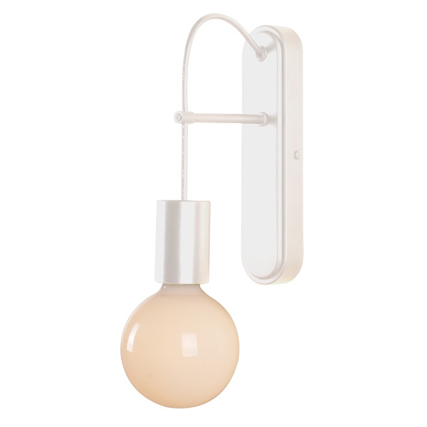 Alto Lampa Kinkiet 1X40W E27 Biały Matowy Candellux