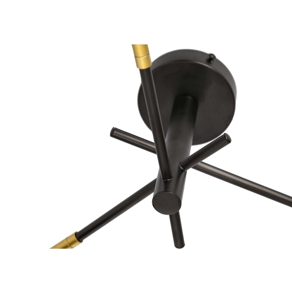 Less Lampa Wisząca 3X40W E14 Czarny Matowy Candellux