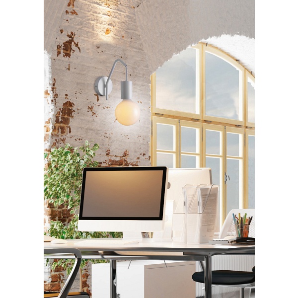 Basso Lampa Kinkiet 1X40W E27 Biały Matowy Candellux