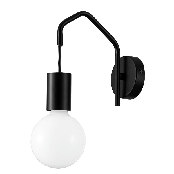 Basso Lampa Kinkiet 1X40W E27 Czarny Matowy Candellux