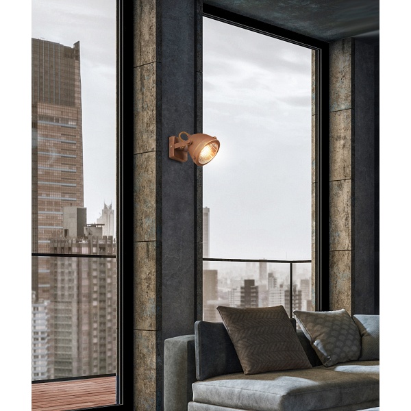 Frodo Lampa Kinkiet 1X40W Gu10 Rdzawy Candellux