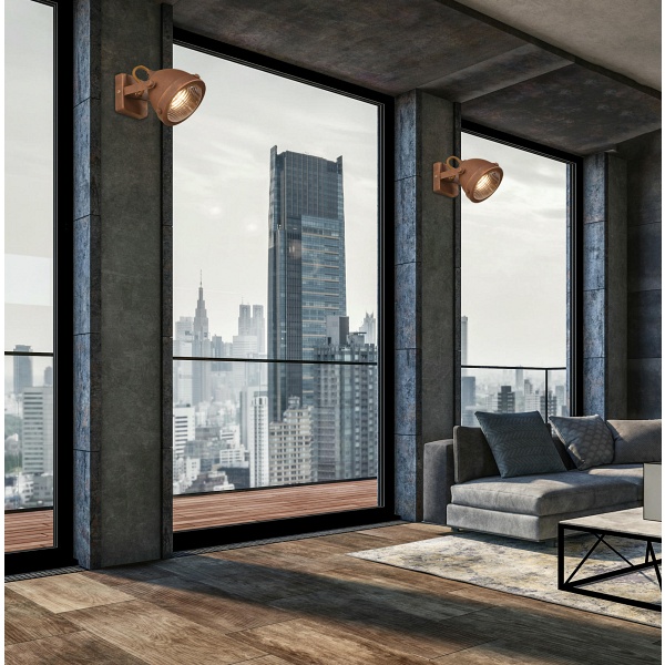 Frodo Lampa Kinkiet 1X40W Gu10 Rdzawy Candellux