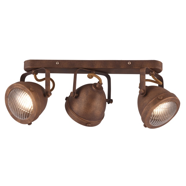 Frodo Lampa Sufitowa Listwa 3X40W Gu10 Rdzawy Candellux